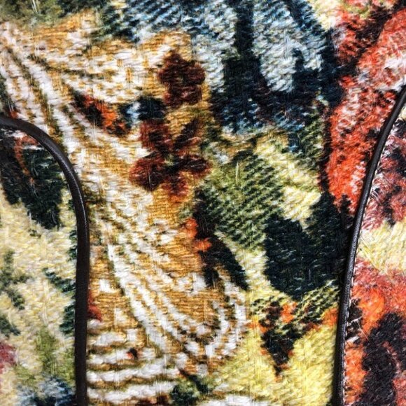Dolce & Gabbana floral tapestry  jacquard yellow red heeled ankle boots 37 - Picture 10 of 16